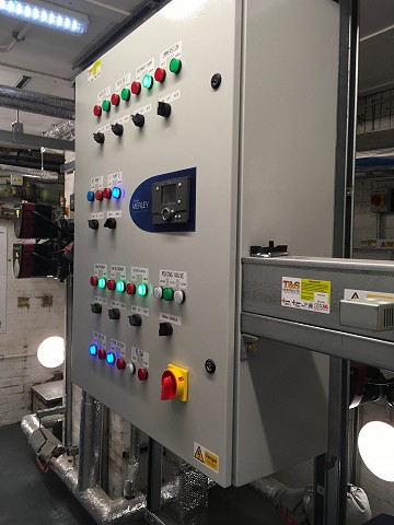 Commercial Boilers control panel T&S